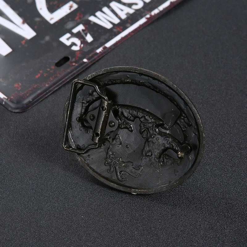 KDG Western Belt Buckle Vintage Cowboy Up Belt Buckle for Men Women - Image 4